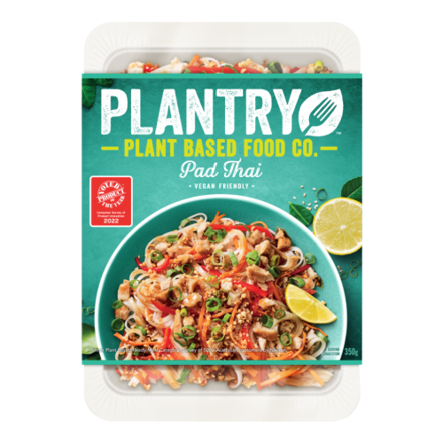 Plantry Plant Based Food Pad Thai Frozen Meal 350G