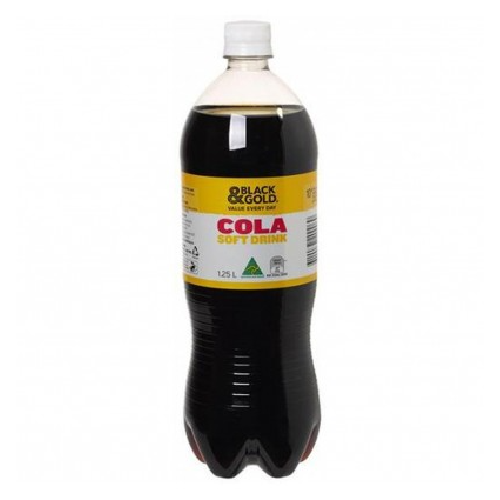 Black & Gold Cola Flavoured Soft Drink 1.25l