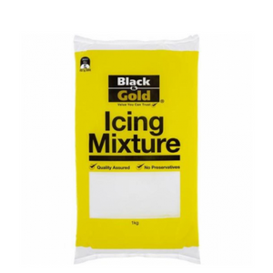 Black & Gold Icing Mixture 1kg