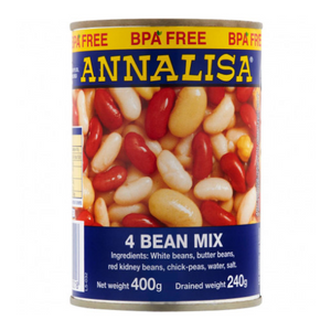 Annalisa 4 Bean Mix 400g
