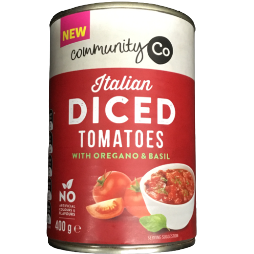 Comm Co Tomato Diced Herb 400g