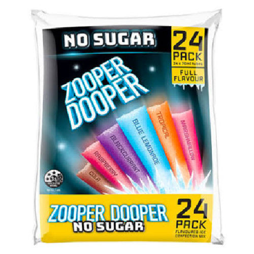 ZOOPER DOOPER NO SUGAR 24X70ML