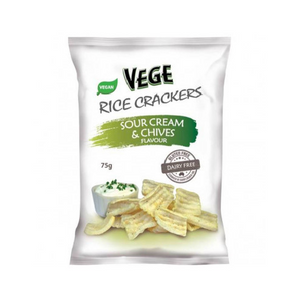 Ajitas Vege Chips Rice Crackers Tasty Cheese Flavour 75g