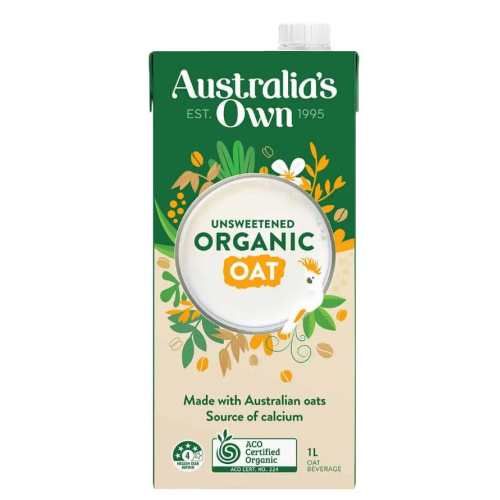 Aust Own Organic Oat Milk Unsweetened