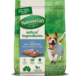 Nature's Gift Chicken & Fish Adult Dry Food 2.5kg