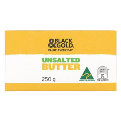 Black & Gold Butter Block (Unsalted) 250g