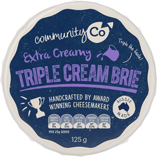 Comm Co Triple Cream Brie 125g