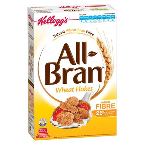 Kellogg All Bran Wheat Flakes 330g
