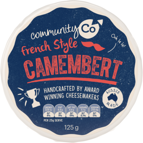 COMM CO Cheese French Style Camembert 125g