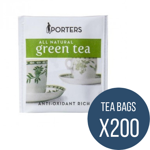 Porters Green Tea Bags x 200