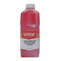 Supreme Strawberry Milkshake Syrup 2L