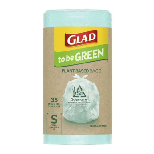 Glad Kitchen Tidy Wrap Top Bio SMALL 35S
