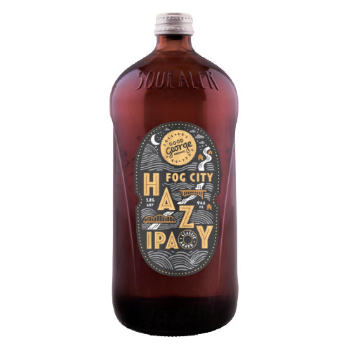 Good George Fog City Hazy IPA Beer Squeeler 946ml (5.8%)