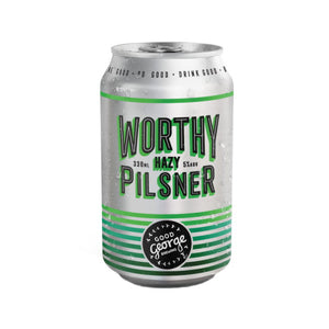 Good George Worthy Hazy Pilsner Beer Cans 330ml (5%)