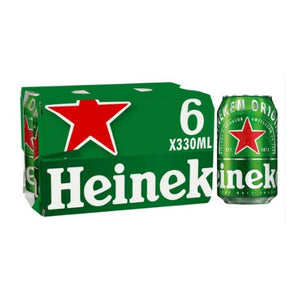 Heineken Can 330ml 4 x 6 pack