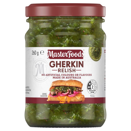 MasterFoods Gherkin Relish 260gm