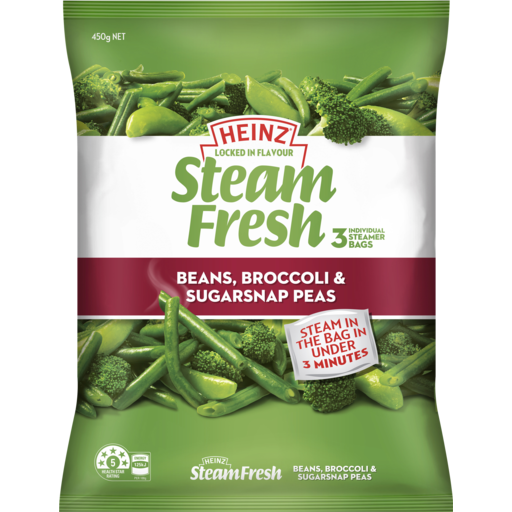 Heinz Beans Broccoli & Sugarsnap Peas 450gm