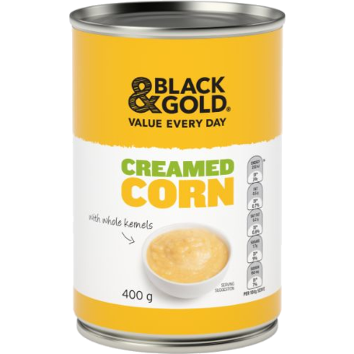Black & Gold Creamed Corn 400gm