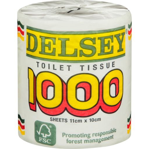 DELSEY TOILET TISSUE 1000S