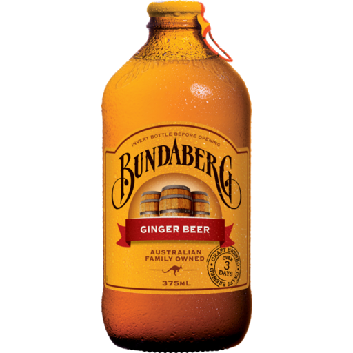 Bundaberg Brewed Dark Ginger Beer 4x375ml