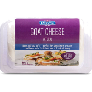 EMBORG FRENCH GOAT CHEESE NATURAL 100g