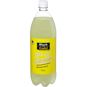 Black & Gold Lemon Soft Drink 1.25l