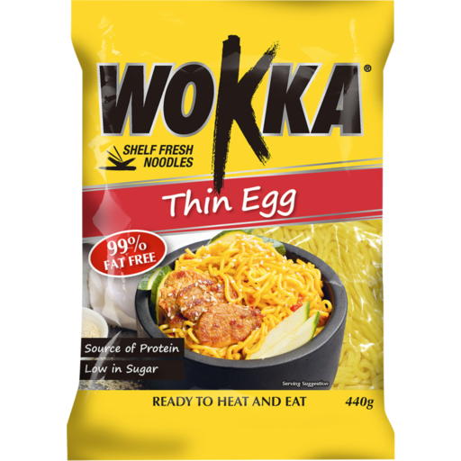 Wokka Ndl Thin Egg Style Noodles  440gm