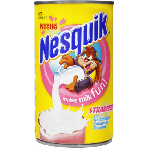 Nestle Nesquik Instant Drink Strawberry 250g Tin