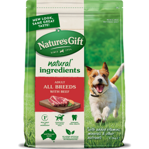 Nature's Gift Dog Food Beef Dry 2.5Kg