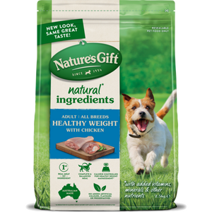 Nature's Gift Healthy Weight Chicken Dry Dog Food 2.5kg