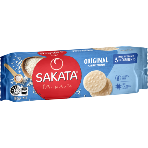 Sakata Rice Snack Original Plain 100g