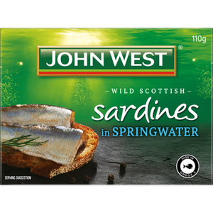 John West Sardines in Springwater 110g