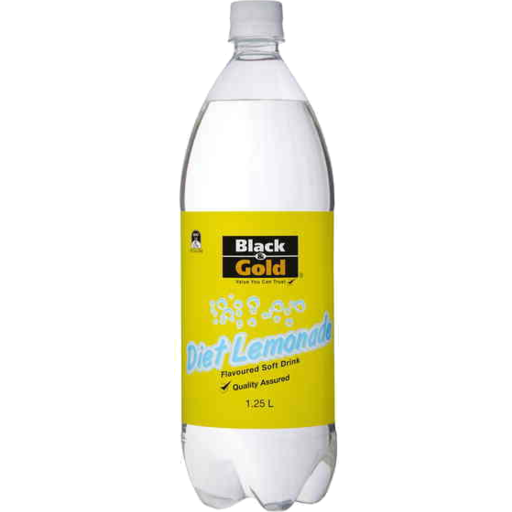 Black & Gold Diet Lemonade 1.25L