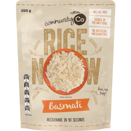 Community Co. Microwave Basmati Rice 250GM