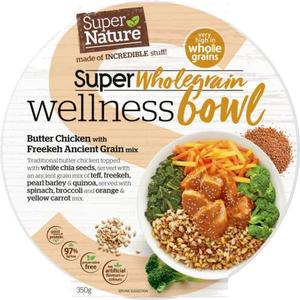 Super Nature Wellness Bowl Wholegrain Butter Chicken 350gm