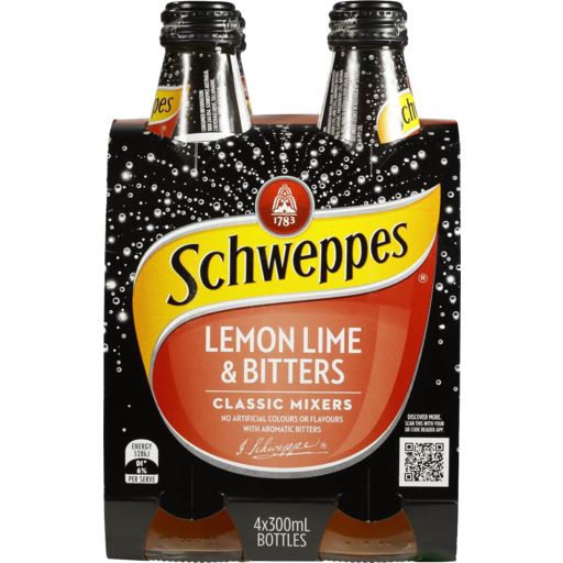 Schweppes Lemon Lime Bitters 4x300ml