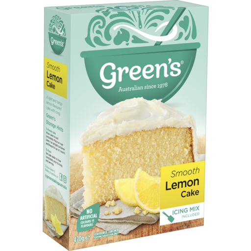 Greens Cake Mix Trad Lemon  470g