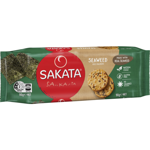 Sakata Rice Snack Seaweed 90g