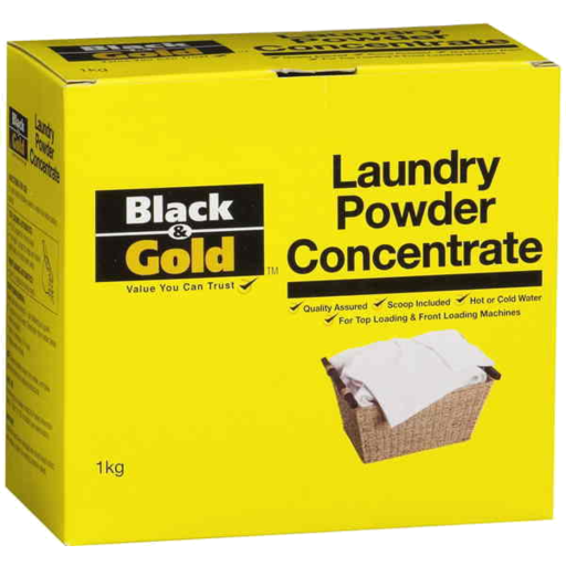 Black & Gold Laundry Powder Concentrate 1KG