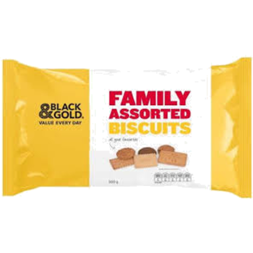 Black & Gold Biscuits Family Assorted 500GM