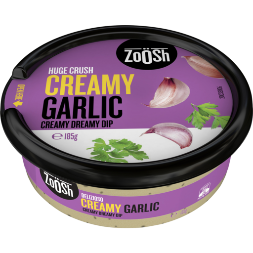 ZOOSH DIP Creamy Garlic & Herb 185GM