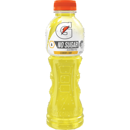 Gatorade Lemon Lime No Sugar 600ml