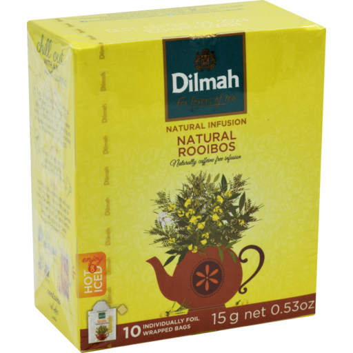 Dilmah Tea Bags Natural Rooibos 10s
