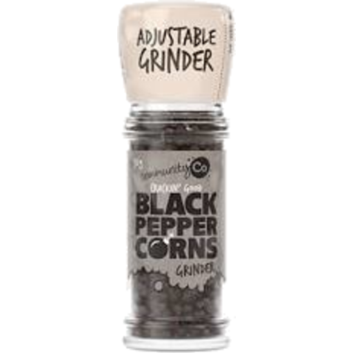 Community Co Black Pepper Corns Grinder 50g