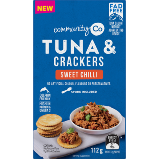 Community Co. Tuna & Crackers Sweet Chili 112gm