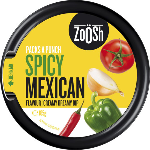 ZOOSH DIP Spicy Mexican 185GM