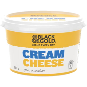 Black & Gold Cream Cheese Tub 250GM