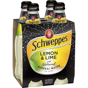Schweppes Mineral Water Lemon Lime 4x300ml
