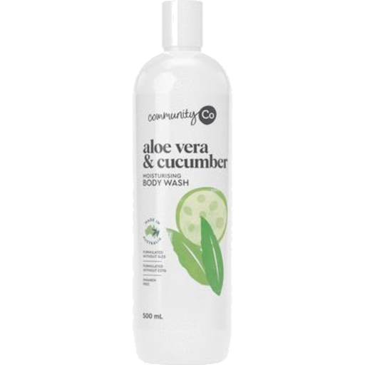 Community Co. Body Wash Cucumber Aloe 500ml