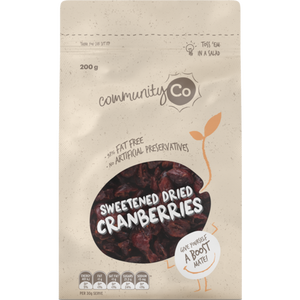 Community Co. Cranberries Dried 200g